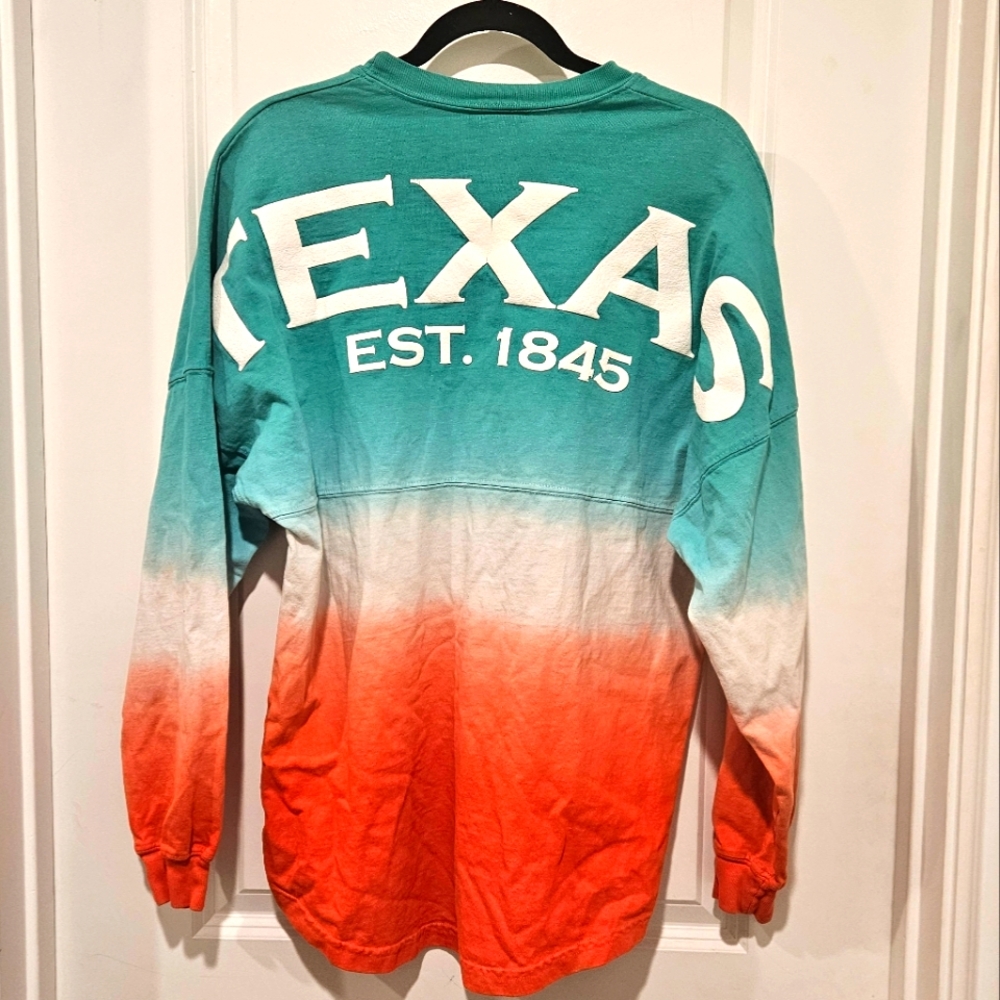 Texas Spirit Jersey Long Sleeve Tee Size S